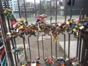 Berlin wall locks