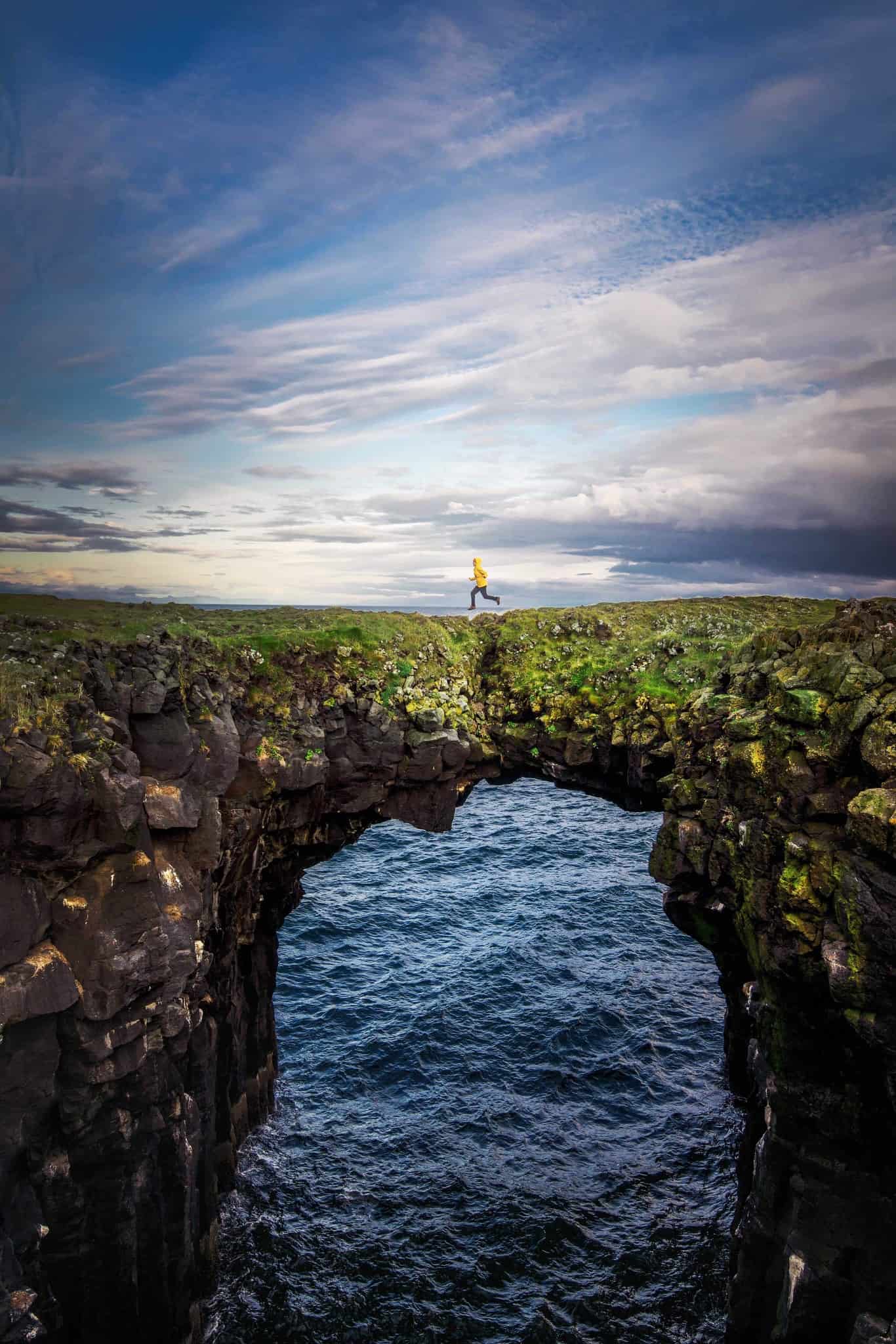 Arnarstapi Arch found on Snaefellsnes Peninsula | Land bridge on Iceland's Snaefellsnes Peninsula