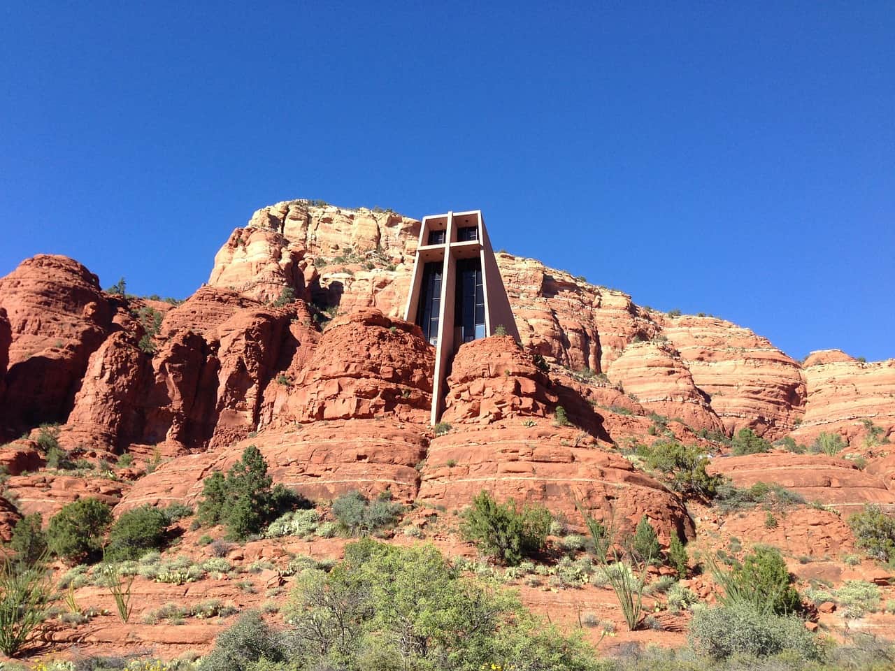 The church of the holy cross in Sedona Arizona 