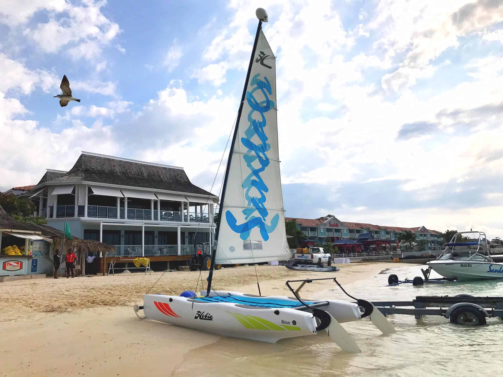 Sandals montego bay Jamaica Resort watersports are included 
