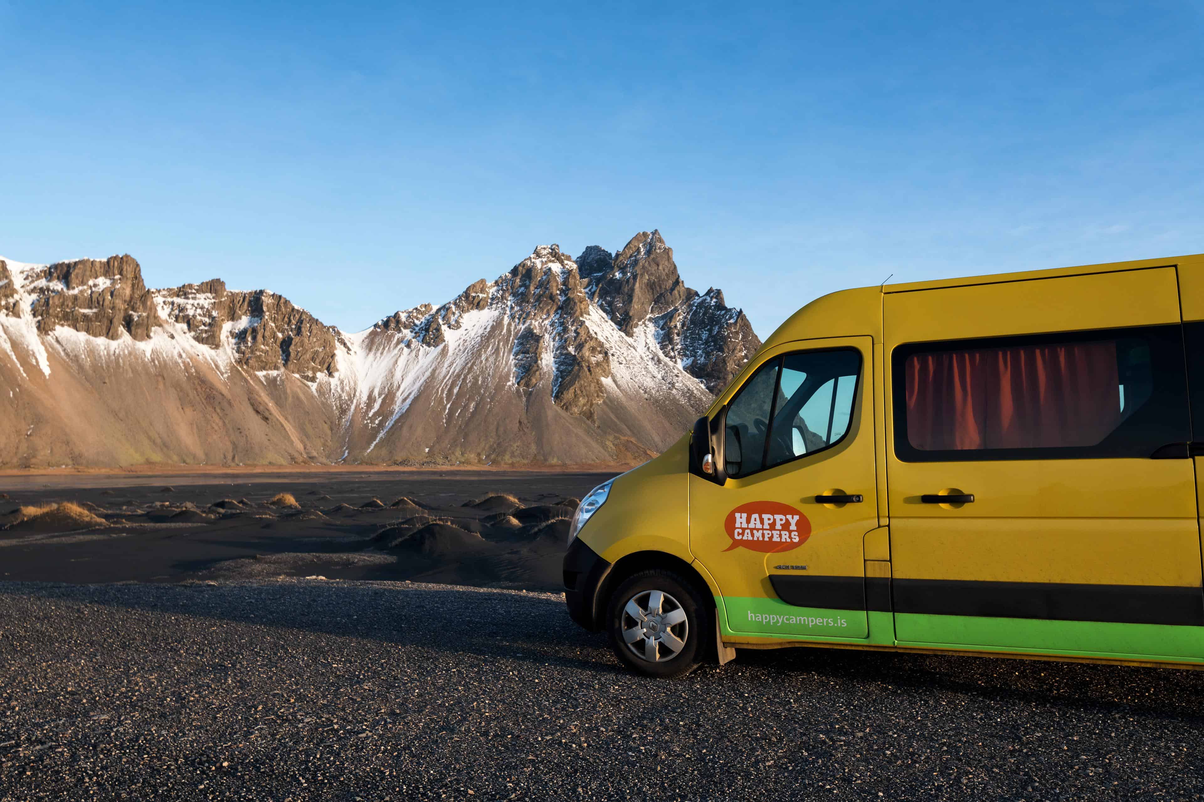 camping in iceland in a campervan | car camping in iceland