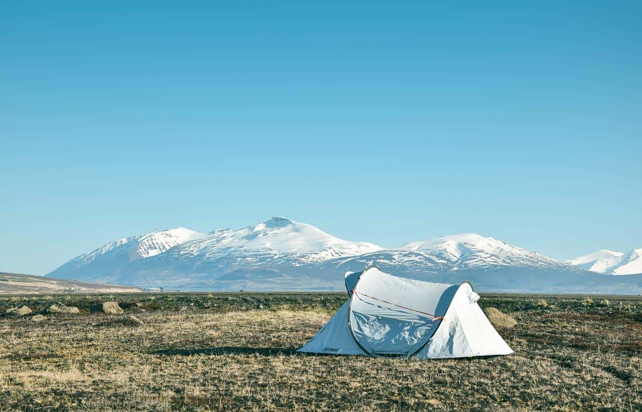 Tent camping in Iceland, camping sites in iceland