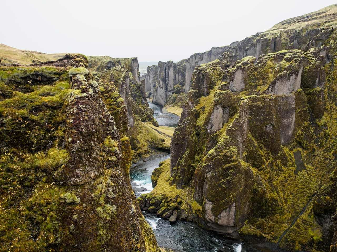 Fjaðrárgljúfur Canyon makes the list as one of the best hikes in Iceland for easy hikers