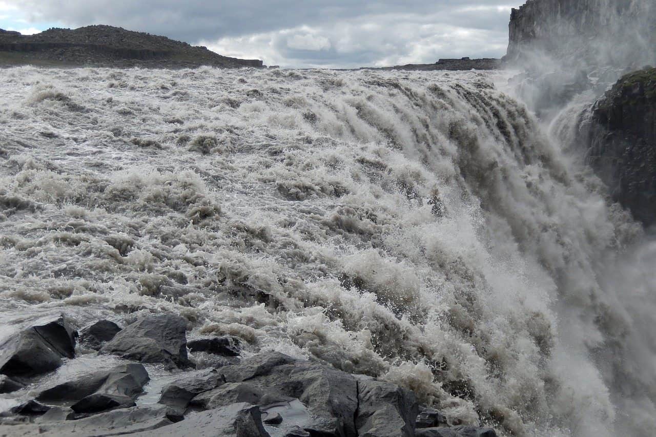 Iceland's powerful dettifoss waterfall is one of the best hikes in Iceland | things to do in iceland