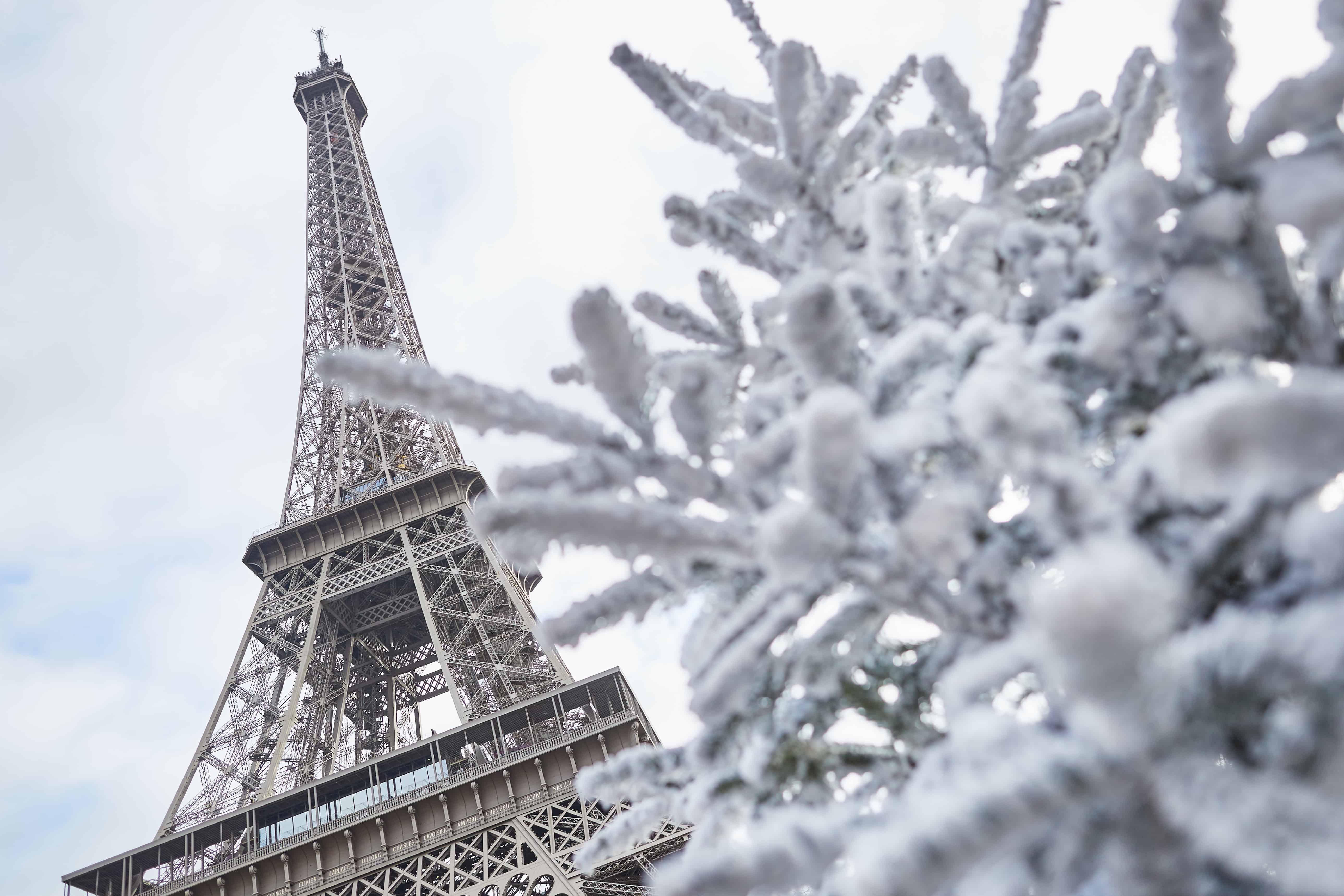 the weather is perfect for christmas in paris