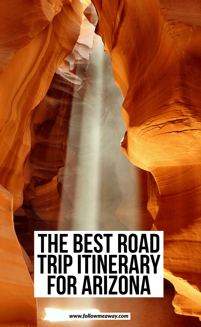 the best road trip itinerary for arizona