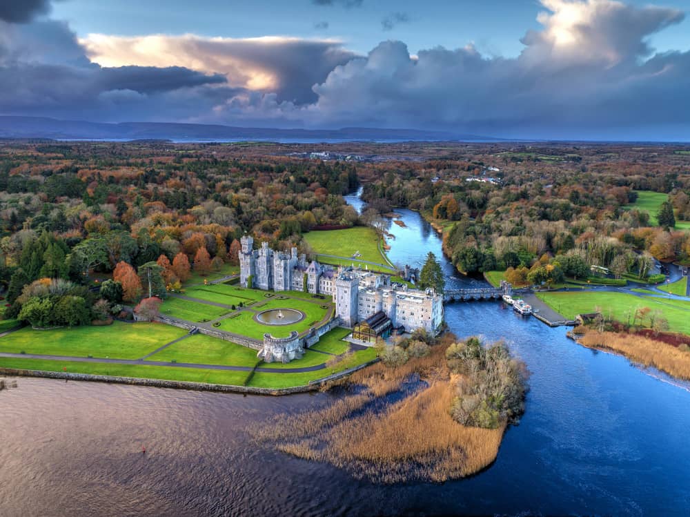 A stunning view of Ashford Castle, one of the best castle hotels in Ireland!