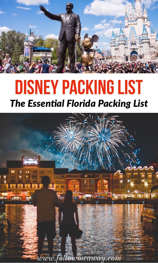 The essential disney packing list will tell you what to pack for Florida! | what to pack for disney | what to wear to disney | florida packing list | disney packing list | packing for disney | packing for florida #disney #florida #packing 