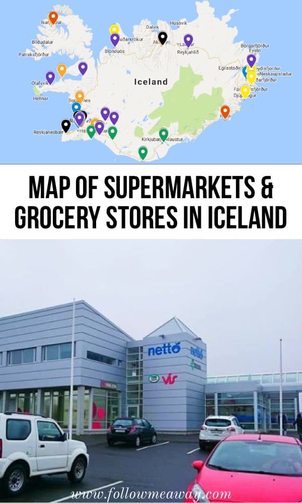 5 Things To Know About Grocery Stores In Iceland | map of iceland grocery stores | supermarkets in iceland | iceland travel tips | what to do in iceland | planning for iceland | iceland grocery stores #iceland 