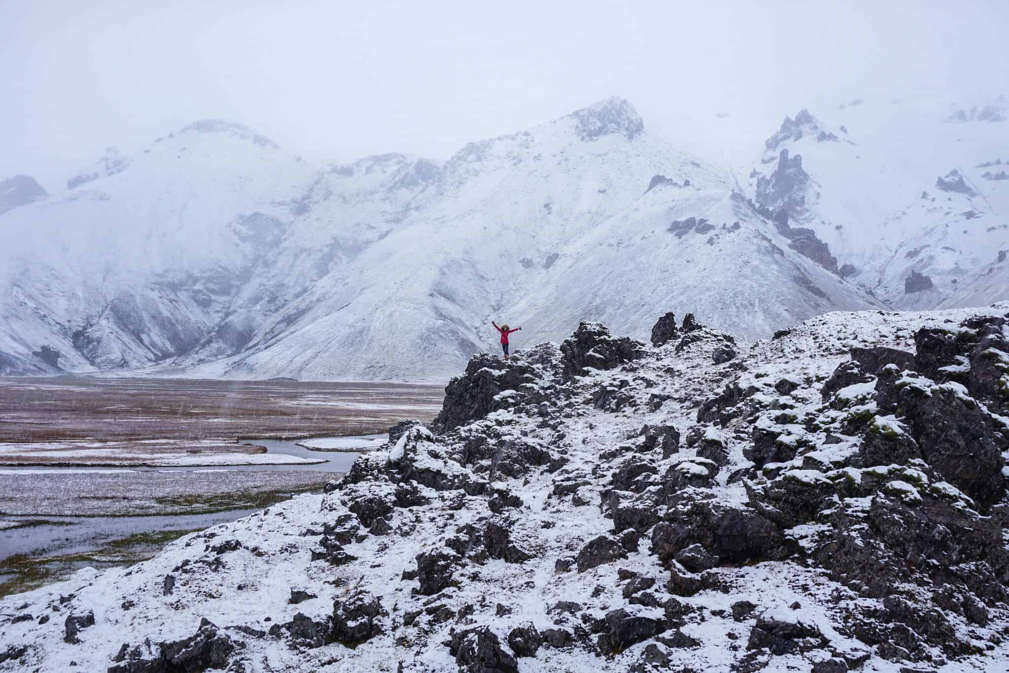 things to do in iceland in winter Landmannalaugar hot springs