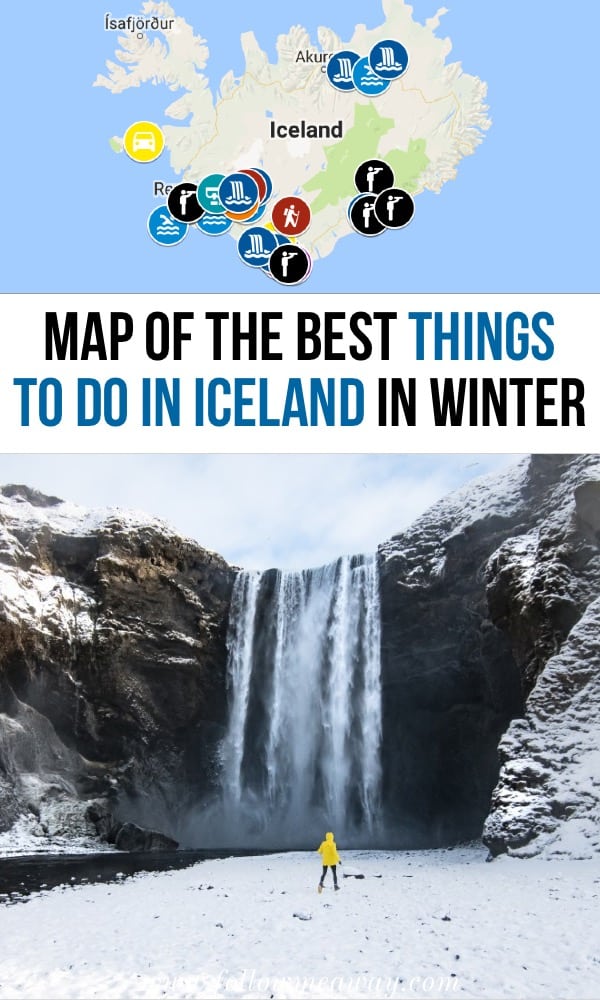Map of the best things to do in iceland | what to do in iceland | top things to do in iceland | map of iceland | what to do in Iceland in winter | winter in iceland top things to do | best things to do on your first trip to iceland #iceland 