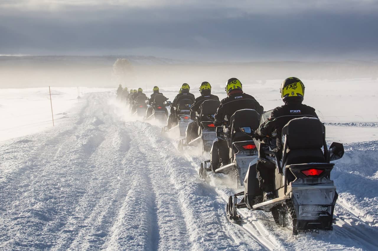 best things to do in iceland snowmobile on a glacier
