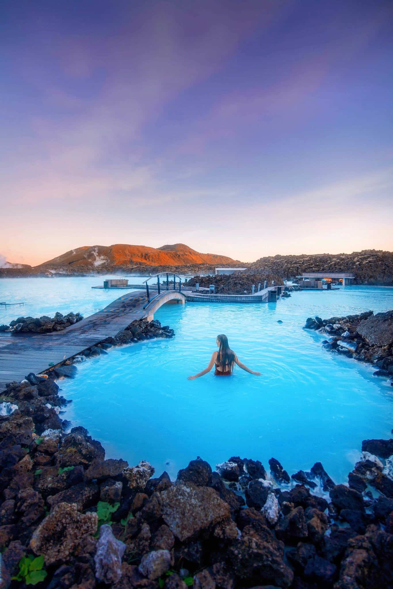 the blue lagoon is one of the best hot springs in iceland