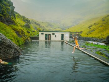 seljavallalaug hot springs is one of the best hot springs in Iceland to swim in