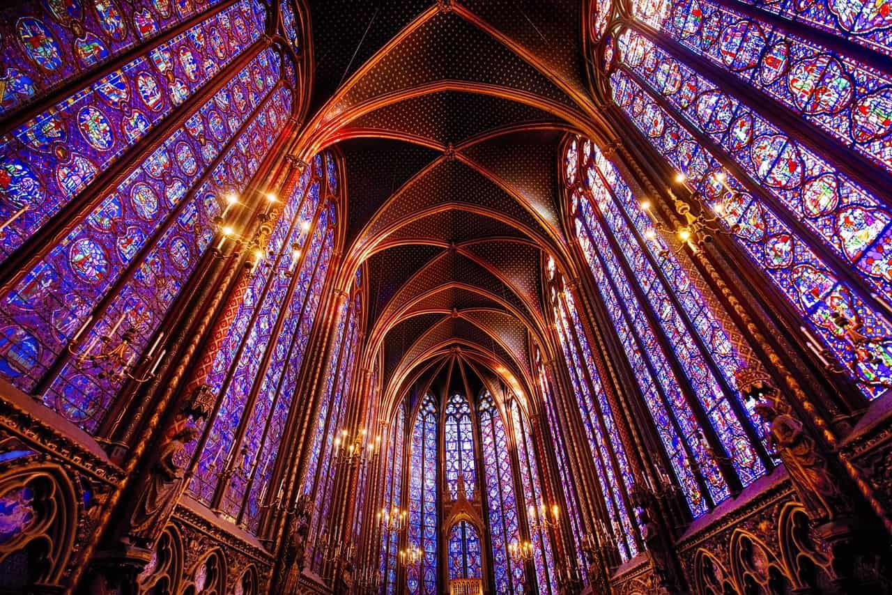 Saint Chapelle is home to some gorgeous stained glass and one of the most beautiful places in Paris