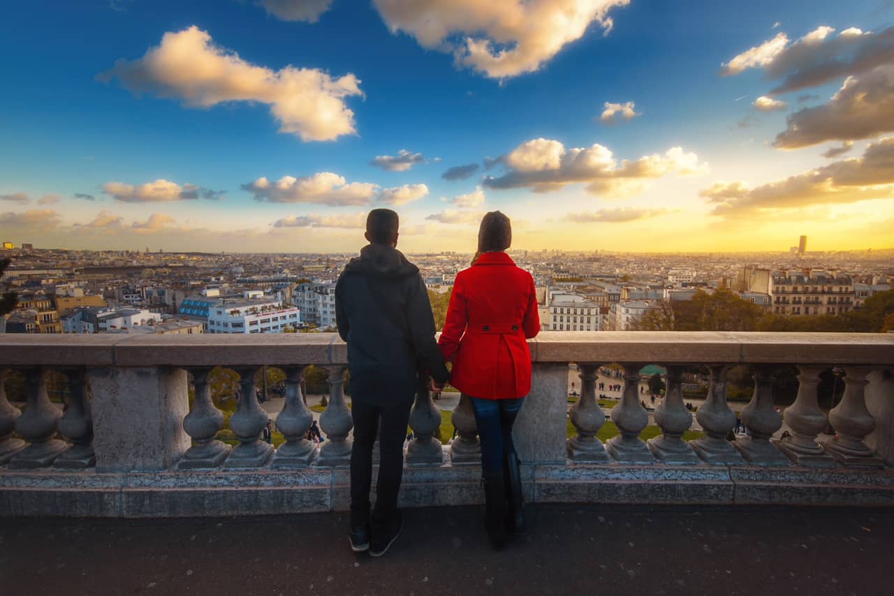 The Platform In Front Of Sacré-Cœur Is A Lesser-Known Paris Sunset Location