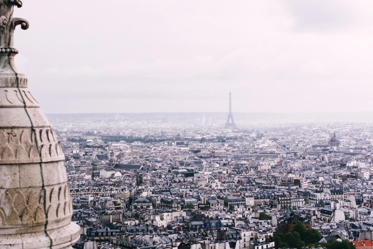 view from Paris basilica | paris things to do