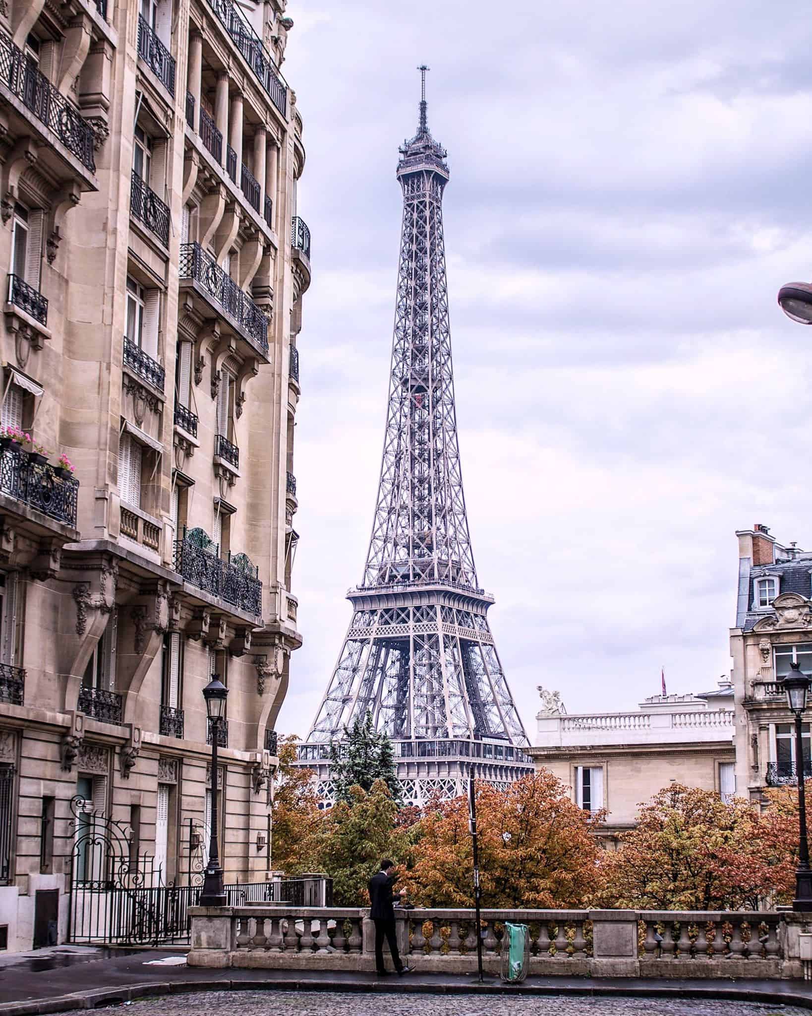 Paris photography locations of the eiffel tower