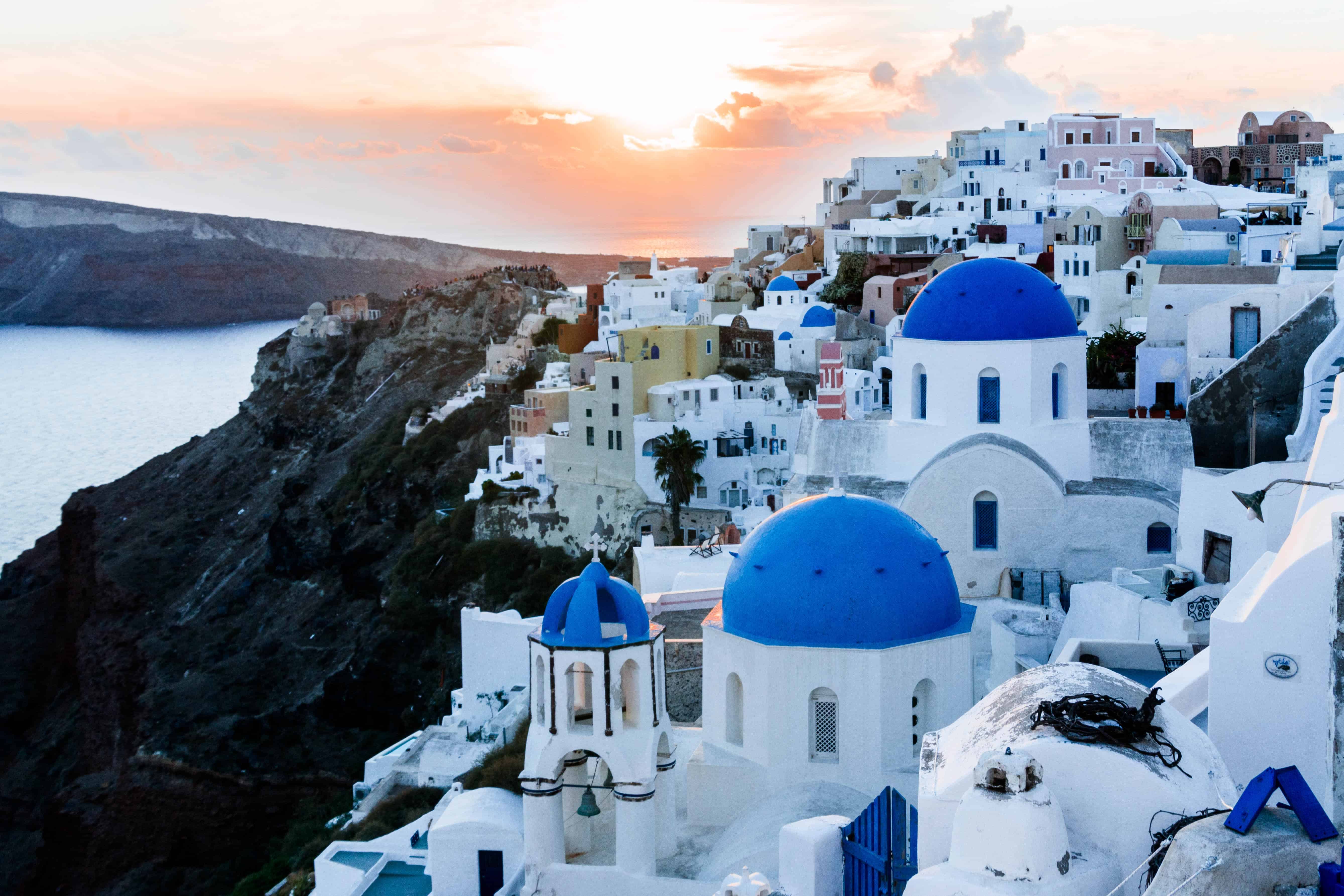 Santorini Greece is one of the most romantic places in europe