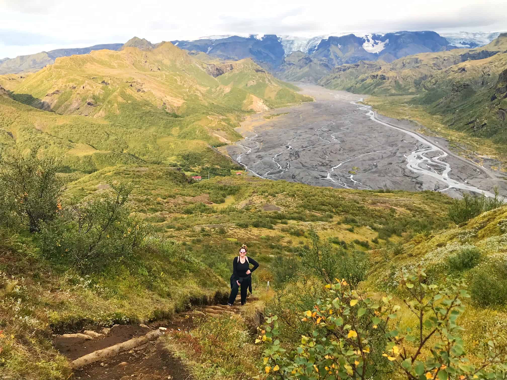 hiking in Thorsmork Iceland 