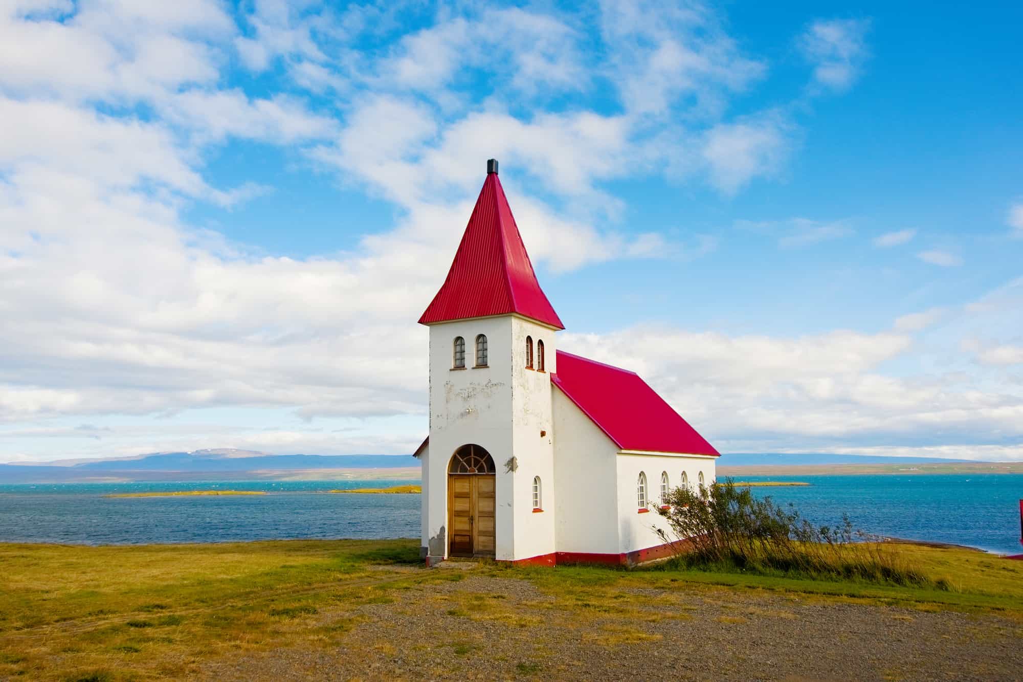 Cute little red church in Iceland's Westfjords | What To Know Before Visiting The Westfjords Iceland