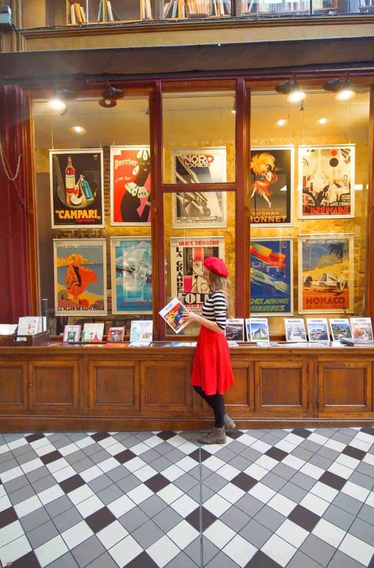 Visit unique bookstores in Paris at Passage Jouffroy shopping arcade | best things to do in Paris