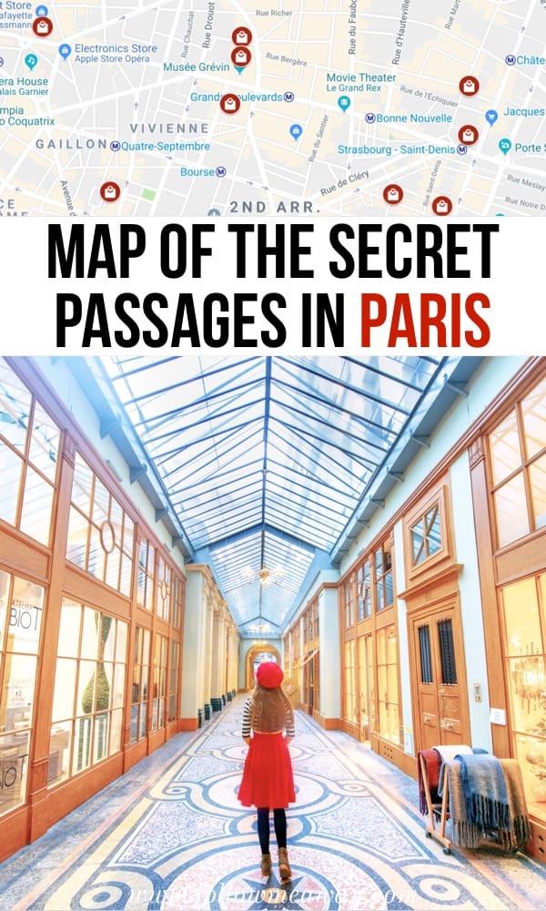 Map Of The Secret Passages Of Paris | Paris Covered Passages You Must See | Secret Things To Do In Paris | Best things to do in Paris | Paris travel tips | hidden paris tips #paris 