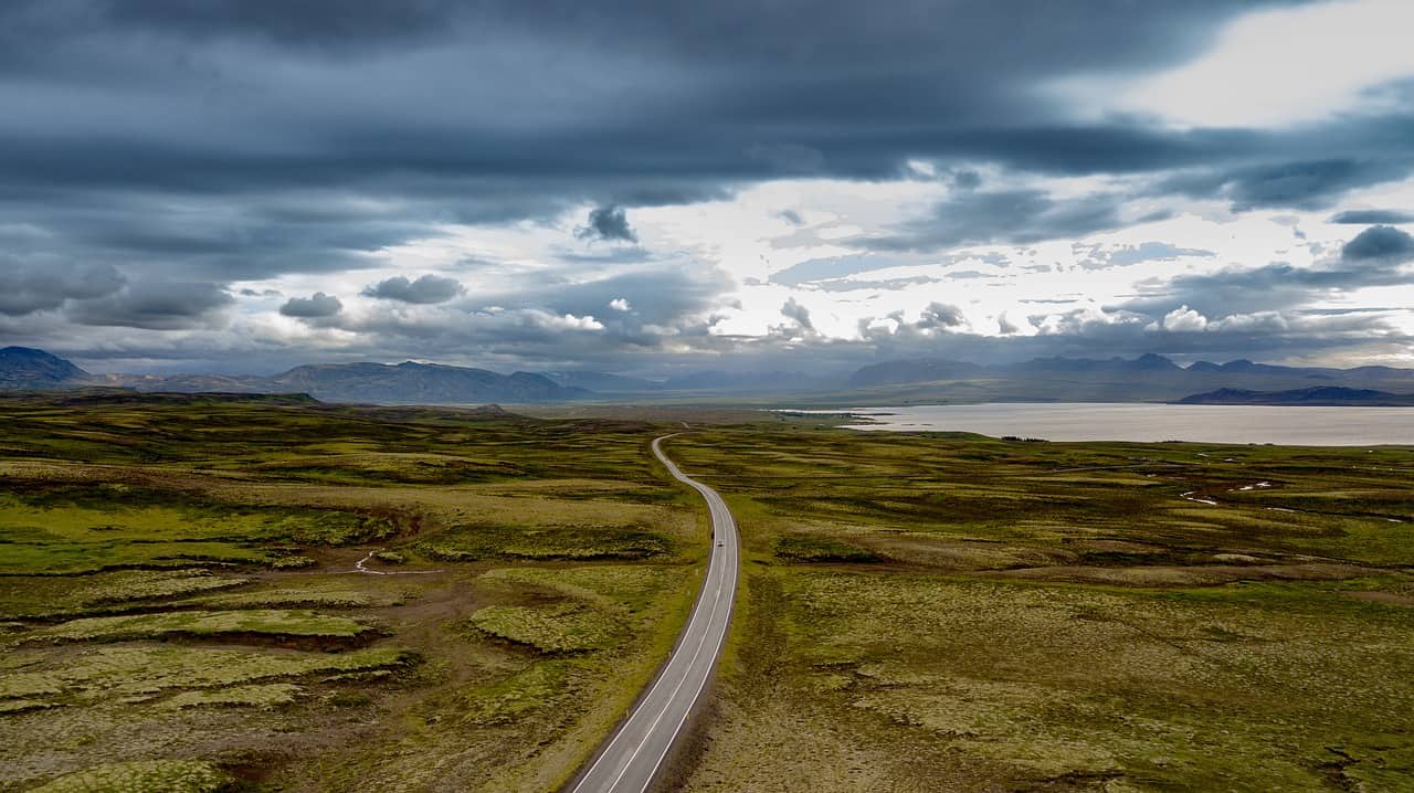 Road closures are common during spring in Iceland