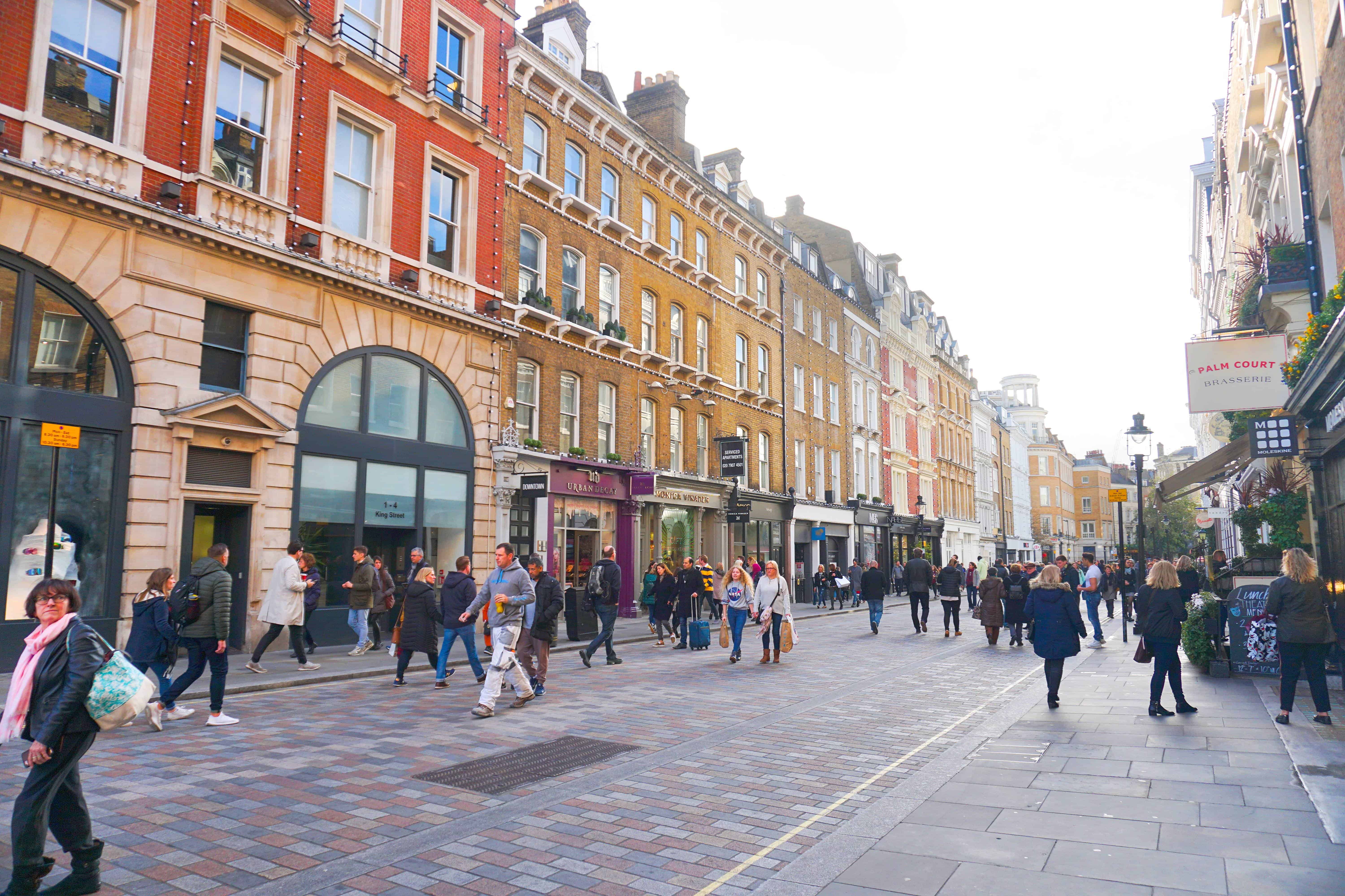 King Street is the best shopping street in london | cute streets in London