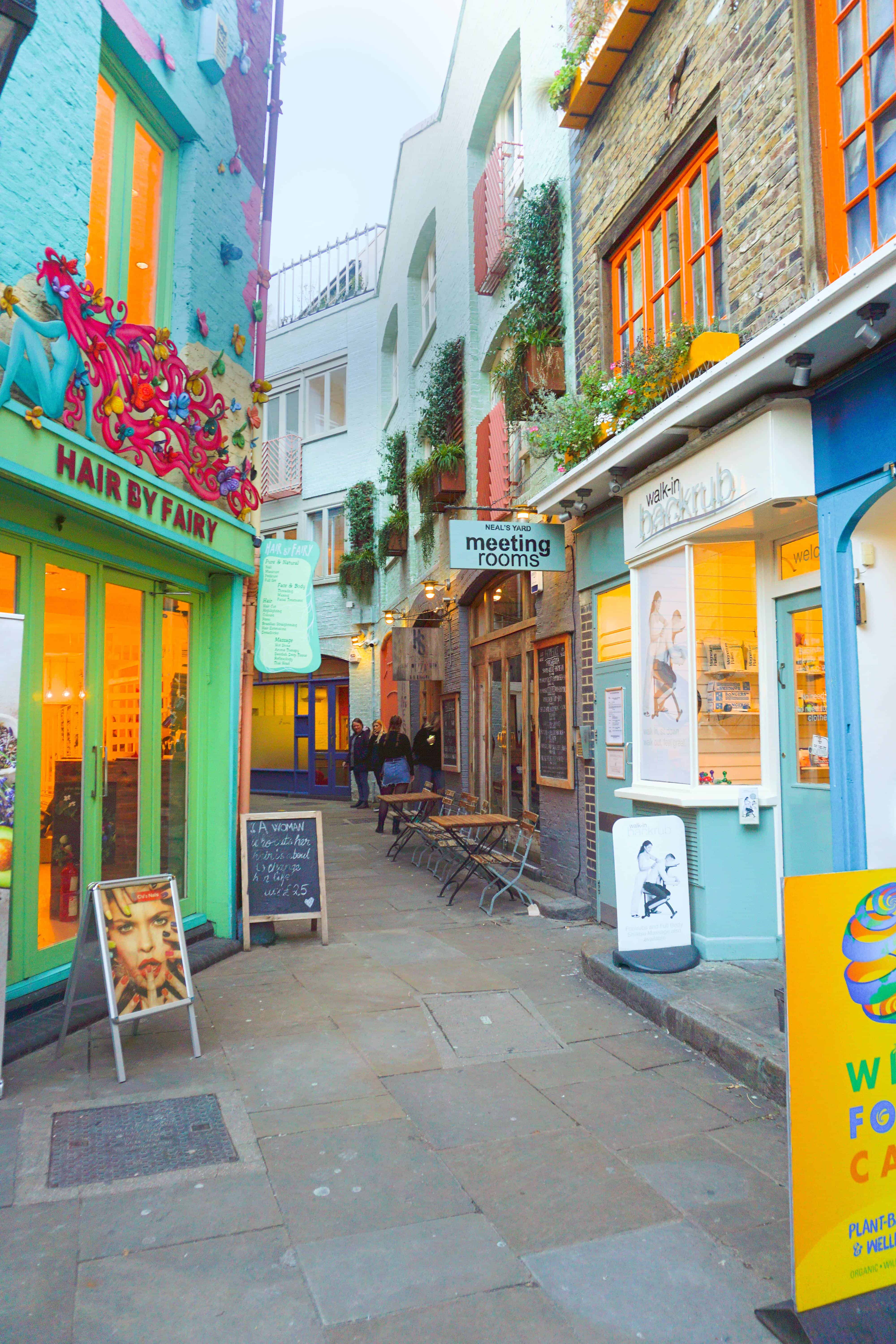 Neal's Yard in Covent Garden is the most unique London street