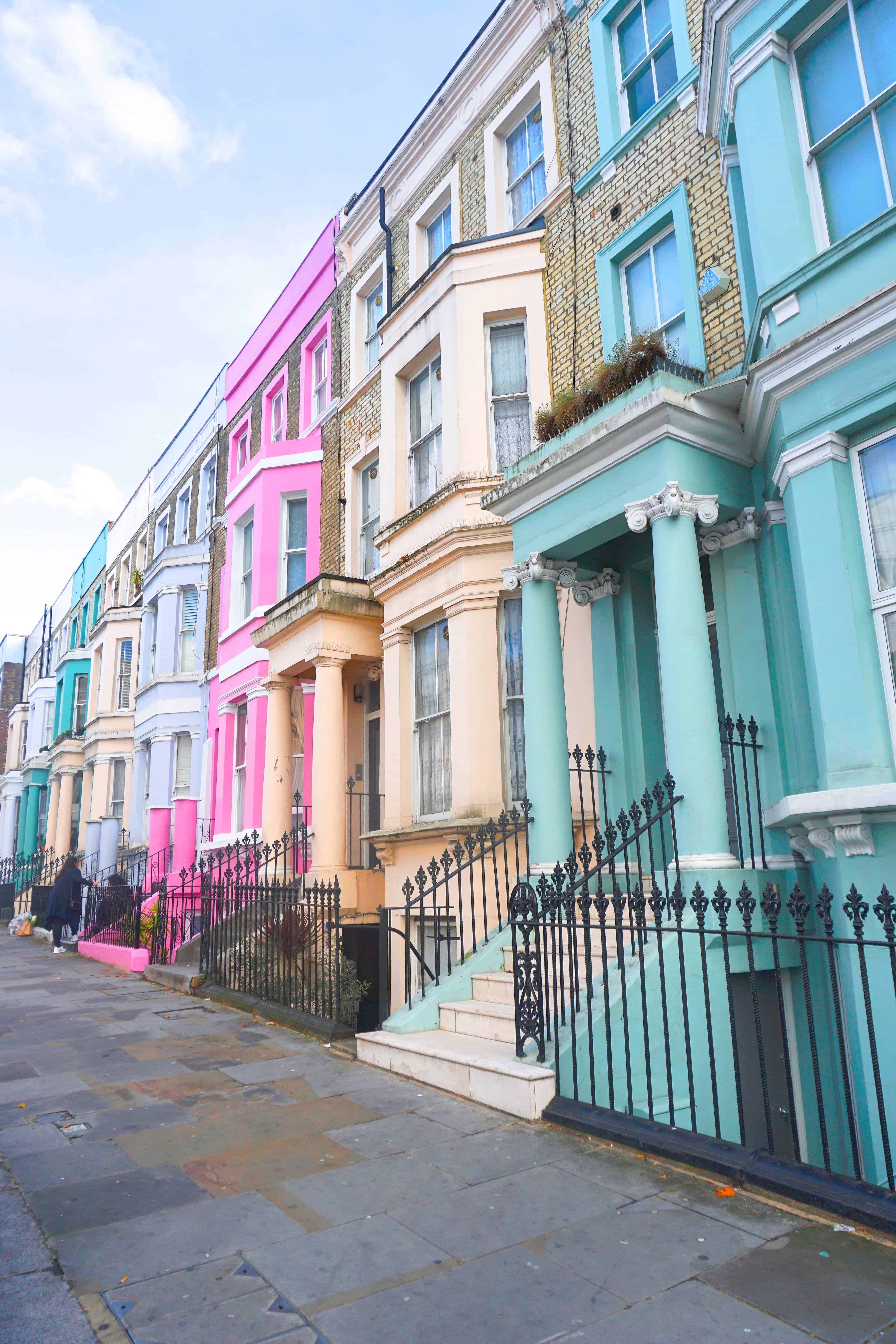 Westbourne Park Road is the most colorful streets in london | cutest streets in London