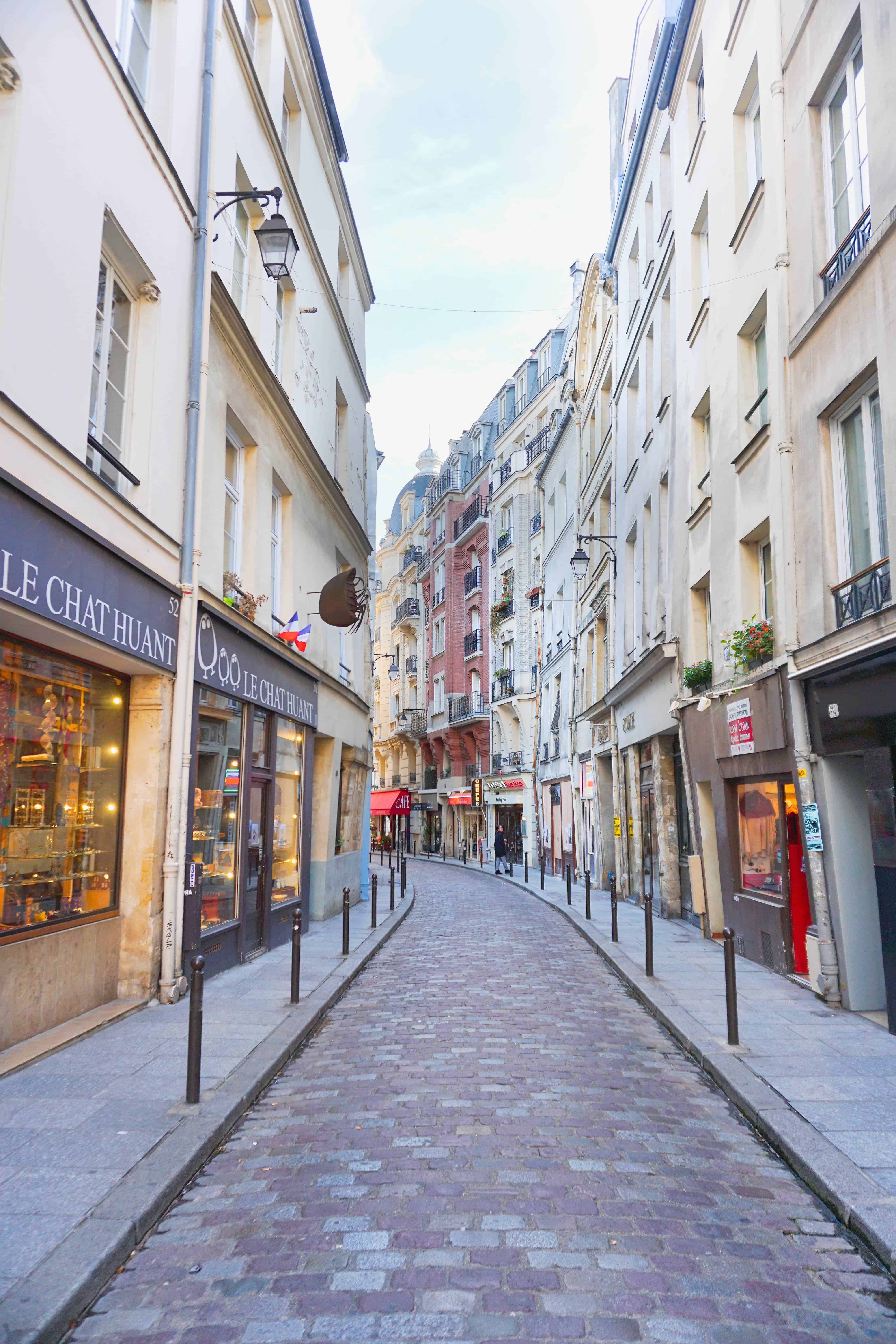 Rue Galande Street in Paris is perfect for shopping 