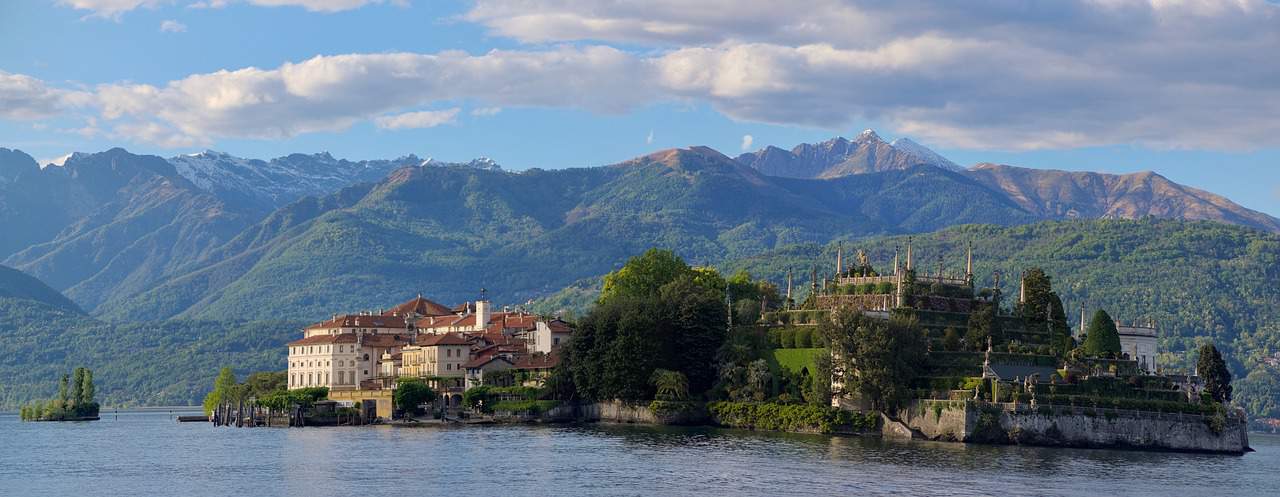 Isola Bella is a beautiful italian island on a lake in northern Italy 