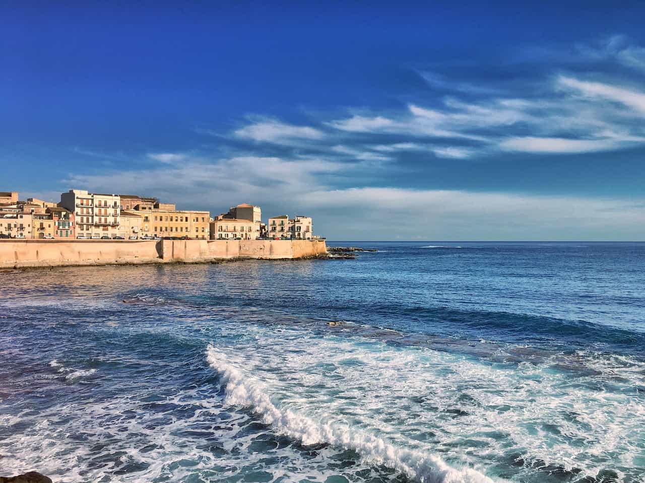 Ortigia is an Italian Island off the coast of Sicily in Italy