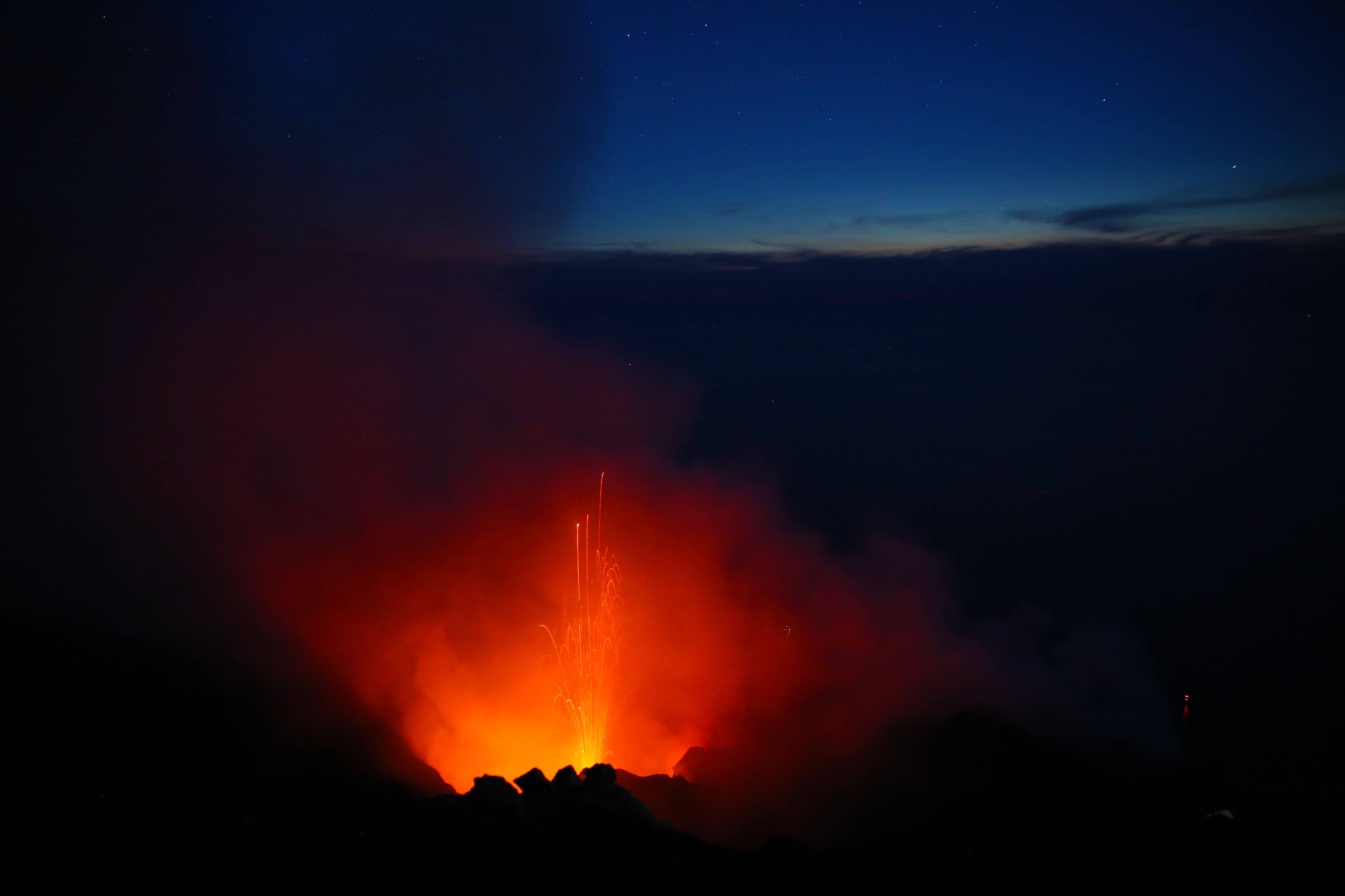 Stromboli Volcanic Italian Island 