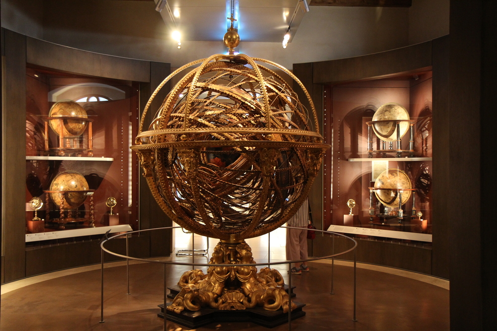 Armillary Sphere in the Museo Galileo on a Tuscany tour.