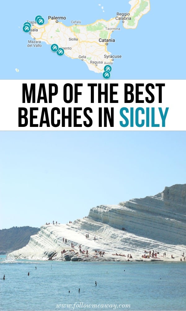 Map Of The Best Beaches In Sicily | Best things to do in Sicily Italy | Best beaches in Italy | best Italian beaches you must see | what to do in Sicily on your first trip 