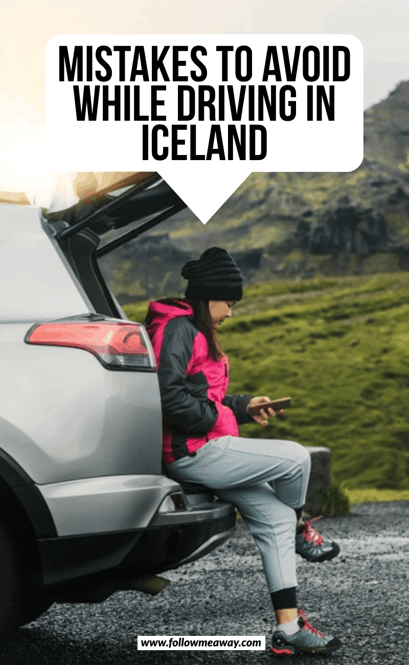 mistakes to avoid when driving in iceland