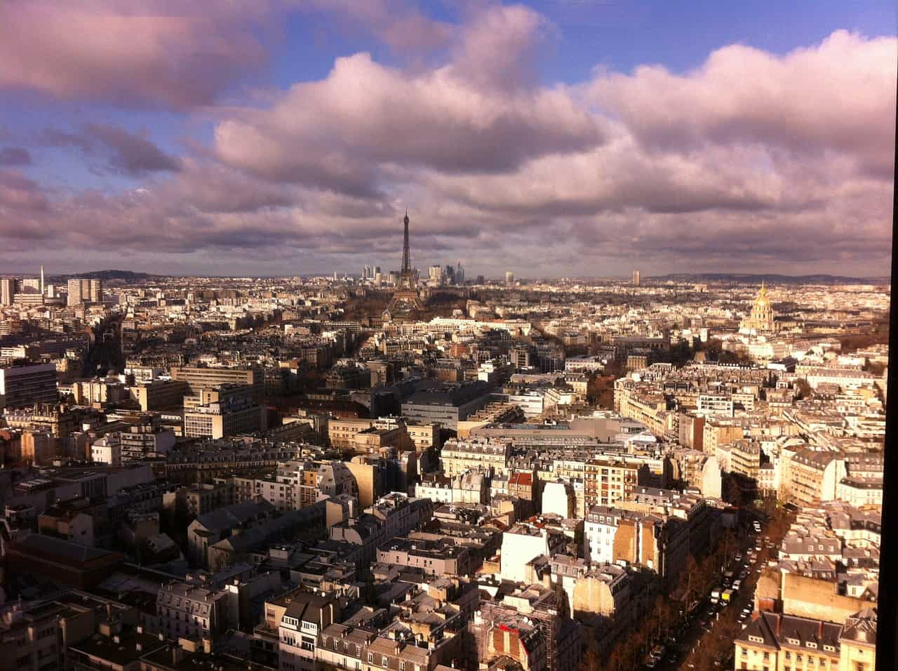 Montparnasse Tower Provides You With A Bird’s Eye View Of The Sunset in paris