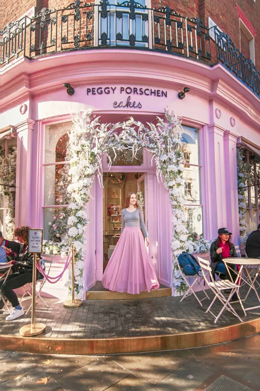 Peggy Porschen Cakes is one of the prettiest Instagrammable places in London