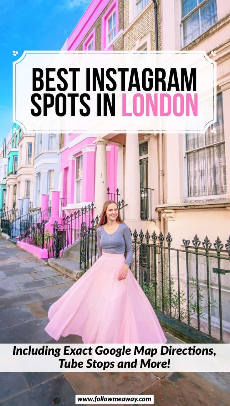 Best Instagram Spots In London | Prettiest Instagrammable Places In London | Pretty places in London | best things to do in London | London photography locations for Instagram | London photo locations | Instagram london tips