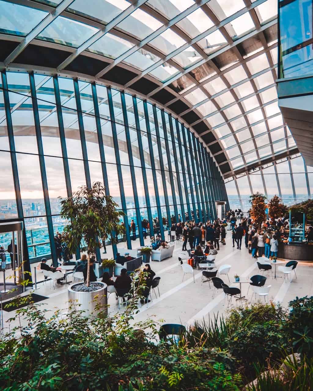 The Skygarden is one of the most Instagrammable places in London