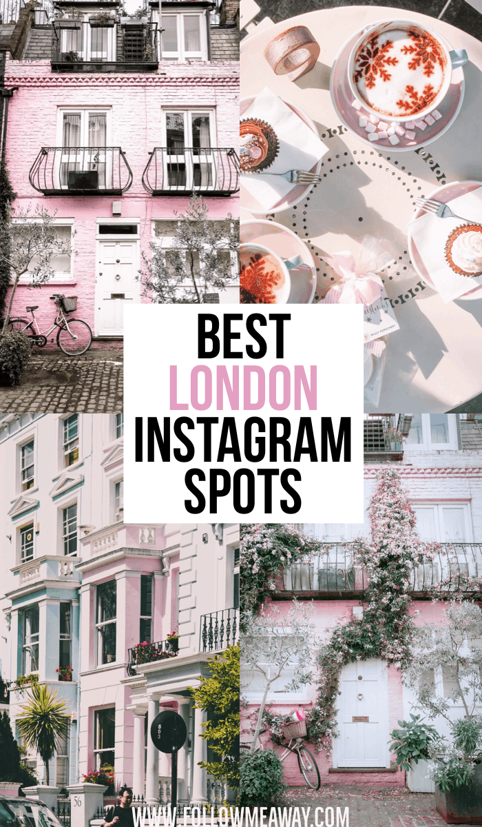 The Best London Instagram Spots | Instagram Guide To London | Pink House In Notting Hill London | Best Instagram spots in London | Prettiest Instagrammable Places In London | London travel tips | hidden gems in London