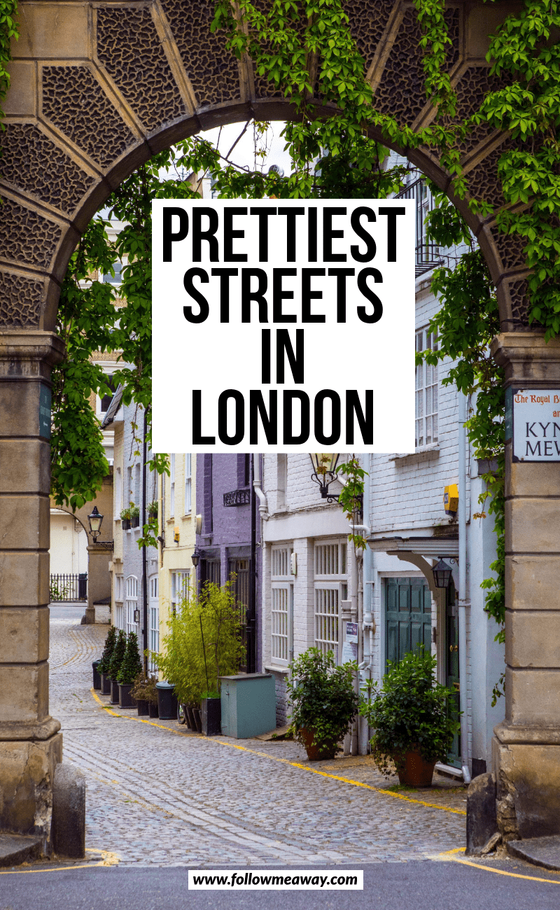 Prettiest streets in london
