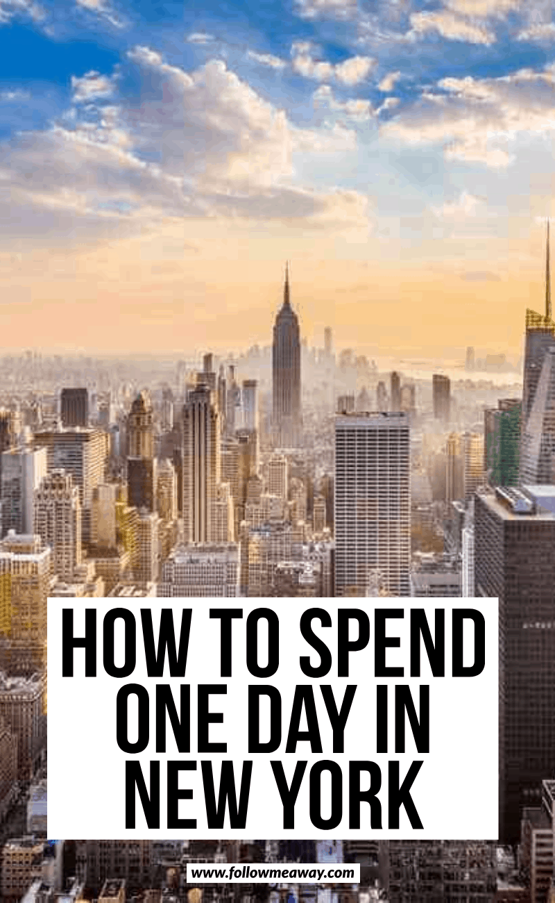 how to spend one day in new york