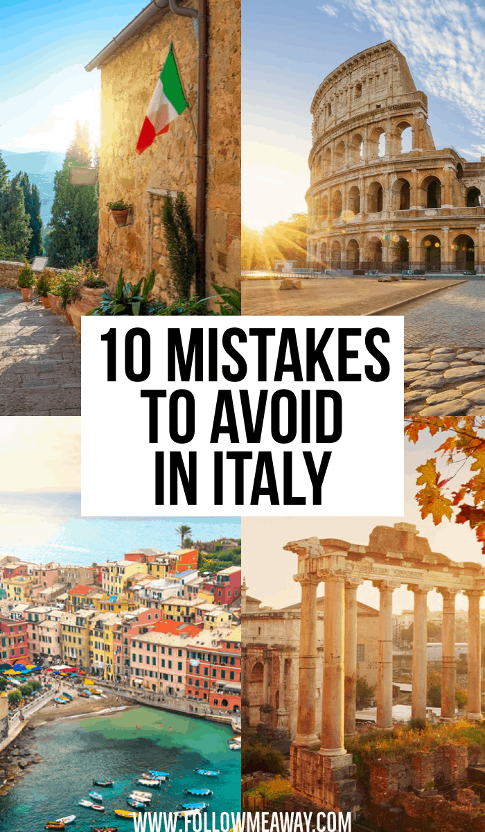 Pinterest pin for planning a trip to Italy.