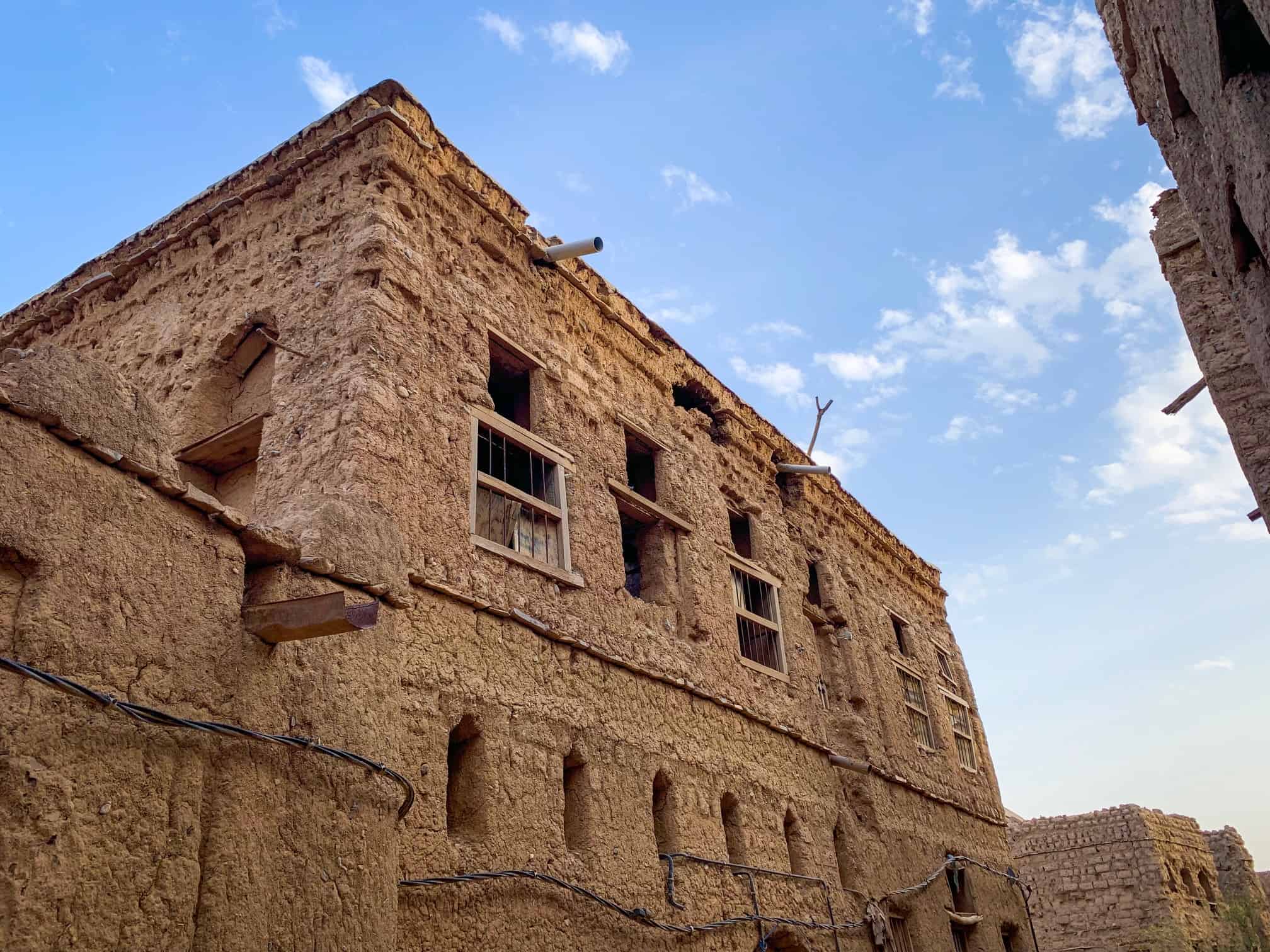 Abandoned village in Al Hamra Oman