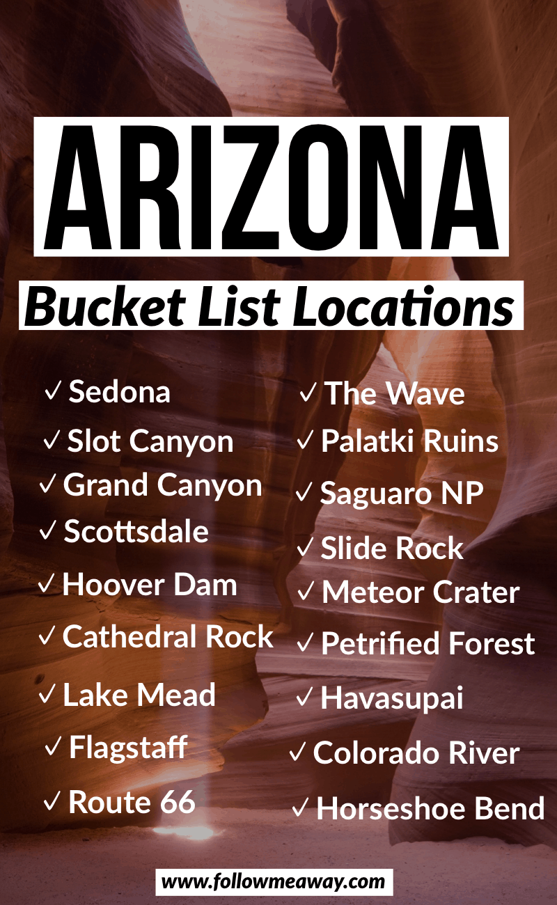 arizona bucket list locations