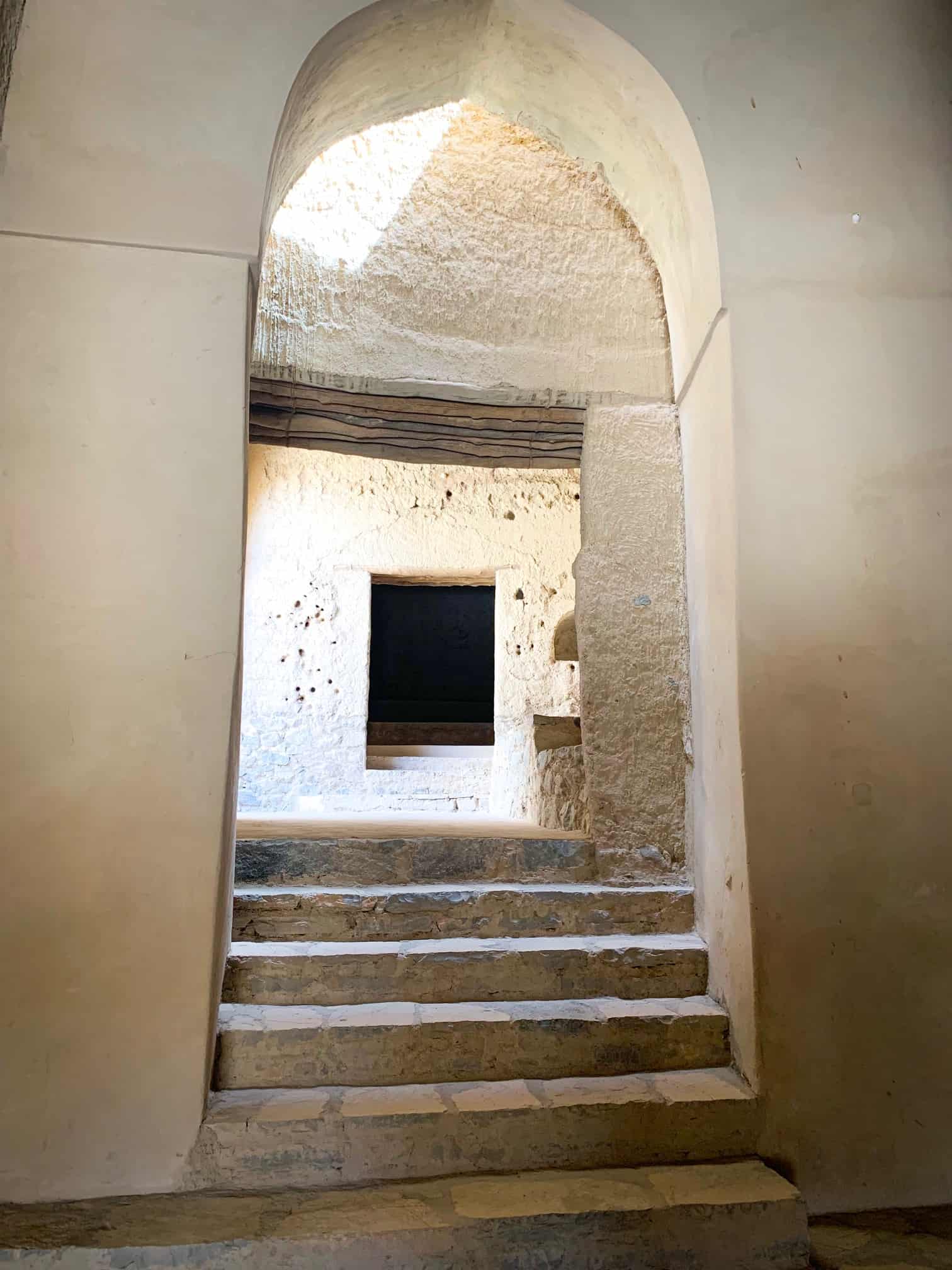 Interior view at Bahla Fort Oman