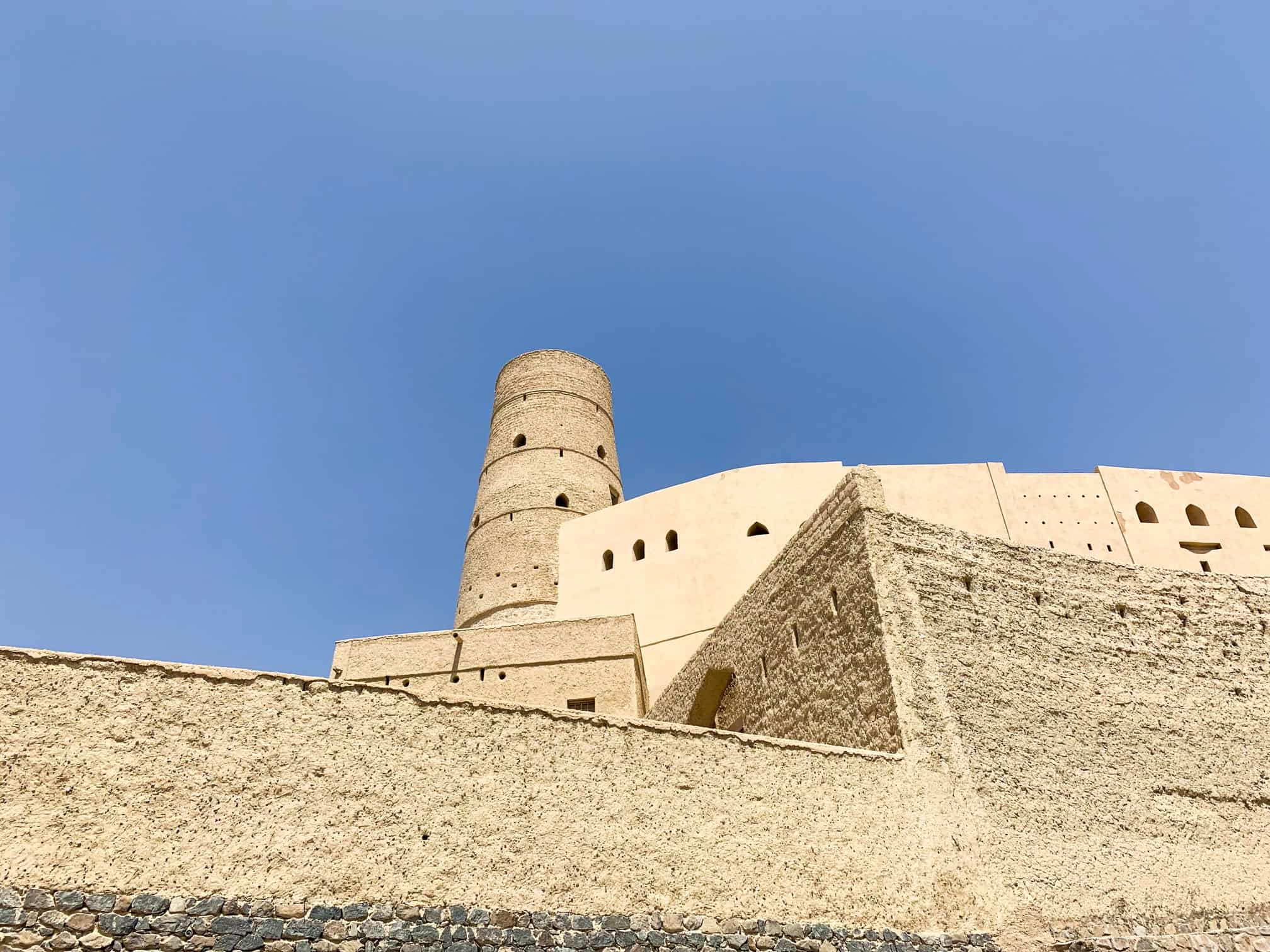 View of a turret at Bahla Fort